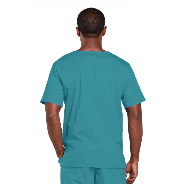 Blouse médicale Unisexe Cherokee, collection "Core Stretch" (4725) teal blue dos