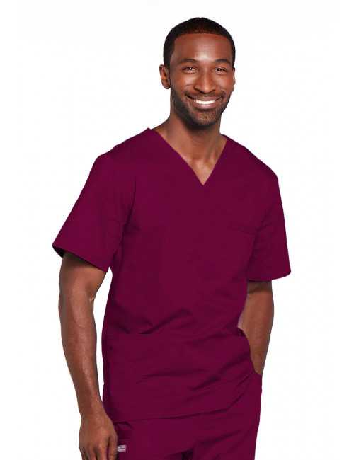 Blouse médicale Unisexe Cherokee, collection "Core Stretch" (4725) bordeaux droite
