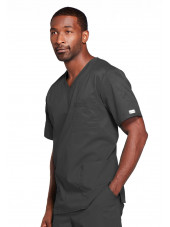 Blouse médicale Unisexe Cherokee, collection "Core Stretch" (4725) noir gauche