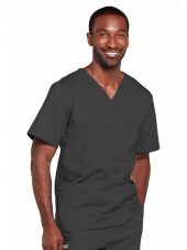 Blouse médicale Unisexe Cherokee, collection "Core Stretch" (4725) noir droite