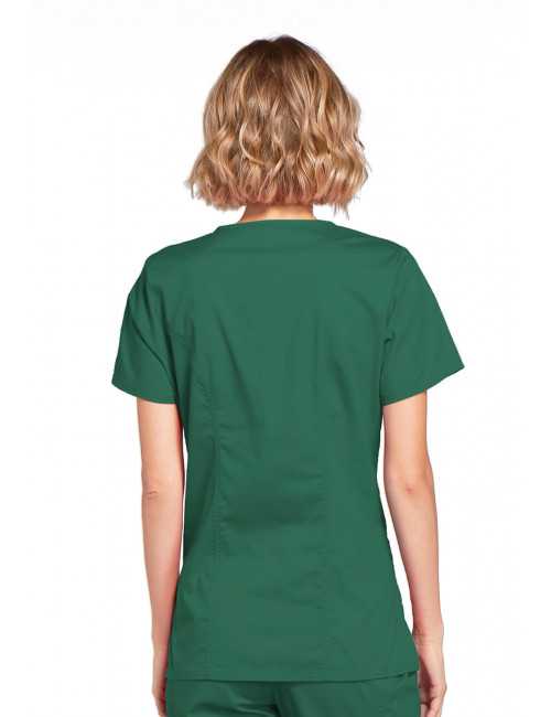 Blouse médicale Femme, Cherokee, collection "Core Stretch" (4728) vert chirurgien dos