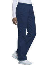 Pantalon médical Femme Cherokee, Collection "Core Stretch" (4005) marine gauche