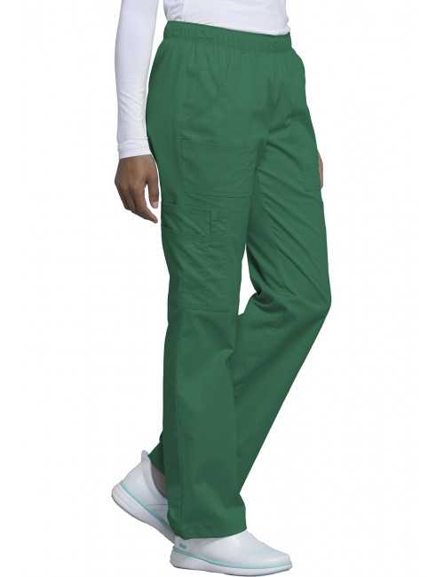 Pantalon médical Femme Cherokee, Collection "Core Stretch" (4005) vert chirurgien gauche