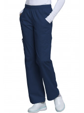 Pantalon médical Femme Cherokee, Collection "Core Stretch" (4005) marine droite
