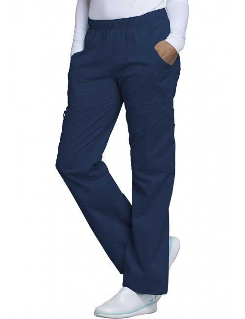 Pantalon médical Femme Cherokee, Collection "Core Stretch" (4005) marine face