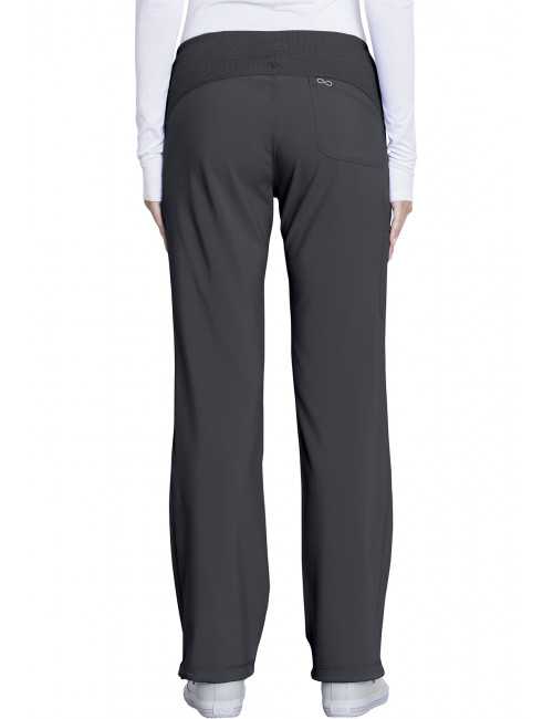 Pantalon médical élastique Femme Antimicrobien, Cherokee, Collection "Infinity" (1123A) gris dos