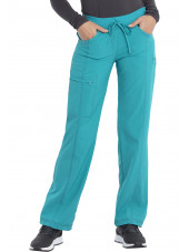 Pantalones elásticos médicos antimicrobianos para mujeres, Cherokee, Colección "Infinity" (1123A)