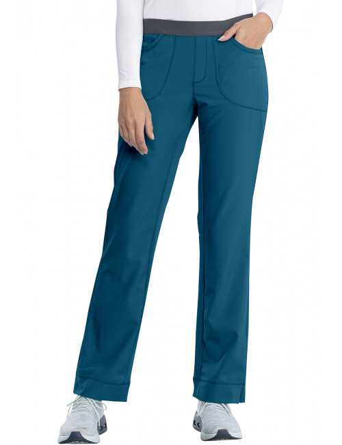 Pantalones elásticos médicos antimicrobianos para mujeres, Cherokee, Colección "Infinity" (1124A)