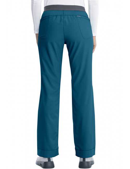 Pantalones elásticos médicos antimicrobianos para mujeres, Cherokee, Colección "Infinity" (1124A)