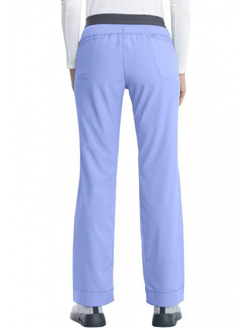 Pantalones elásticos médicos antimicrobianos para mujeres, Cherokee, Colección "Infinity" (1124A)