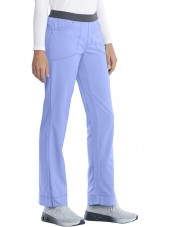 Pantalon médical élastique Femme Antimicrobien, Cherokee, Collection "Infinity" (1124A) bleu ciel gauche