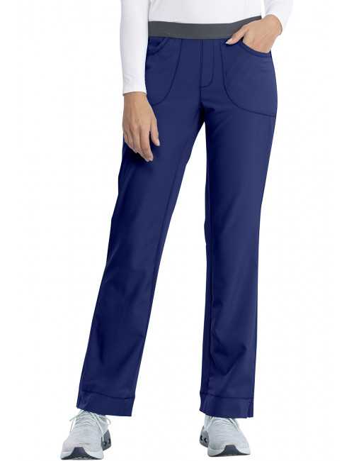 Pantalones elásticos médicos antimicrobianos para mujeres, Cherokee, Colección "Infinity" (1124A)