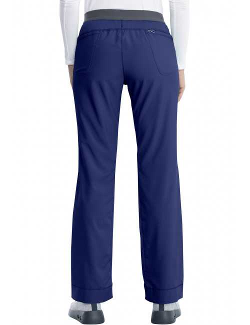 Pantalones elásticos médicos antimicrobianos para mujeres, Cherokee, Colección "Infinity" (1124A)
