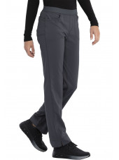 Pantalones elásticos médicos antimicrobianos para mujeres, Cherokee, Colección "Infinity" (1124A)