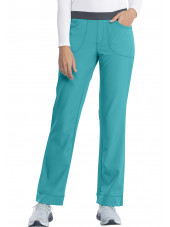 Pantalones elásticos médicos antimicrobianos para mujeres, Cherokee, Colección "Infinity" (1124A)