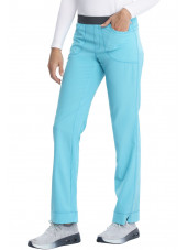 Pantalones elásticos médicos antimicrobianos para mujeres, Cherokee, Colección "Infinity" (1124A)