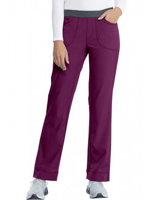 Pantalones elásticos médicos antimicrobianos para mujeres, Cherokee, Colección "Infinity" (1124A)