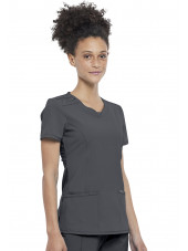 Women's Antimicrobial Medical Gown Round Neck, Cherokee, "Infinity" Collection (2624A)