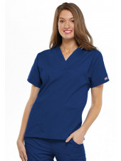 Blouse médicale Femme, 2 poches, Cherokee Workwear Originals (4700) galaxy blue face