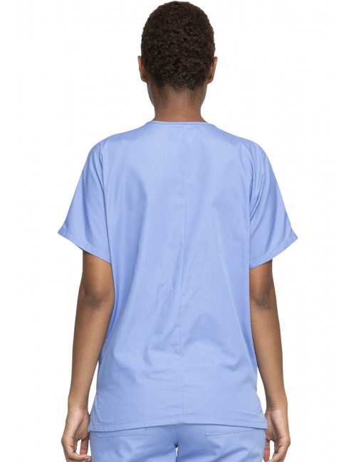 Blouse médicale Femme, 2 poches, Cherokee Workwear Originals (4700) bleu ciel dos