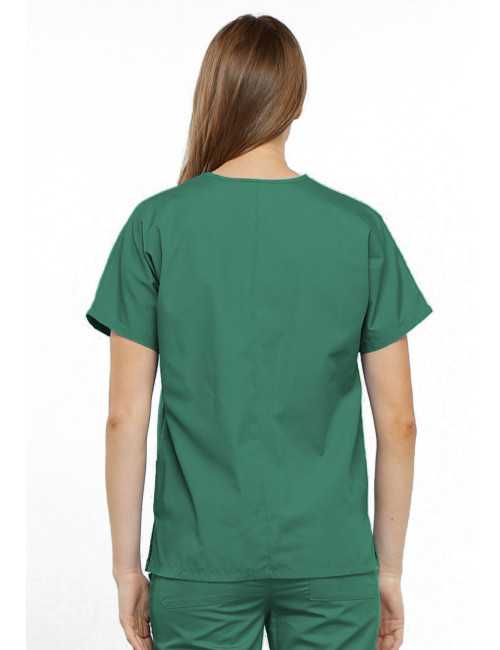 Blouse médicale Femme, 2 poches, Cherokee Workwear Originals (4700) vert chirurgien dos
