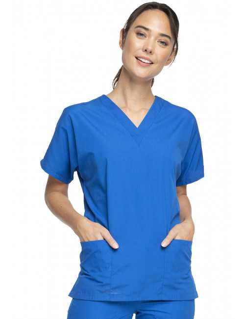 Blouse médicale Femme, 2 poches, Cherokee Workwear Originals (4700) bleu royal face