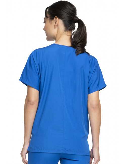Blouse médicale Femme, 2 poches, Cherokee Workwear Originals (4700) bleu royal dos