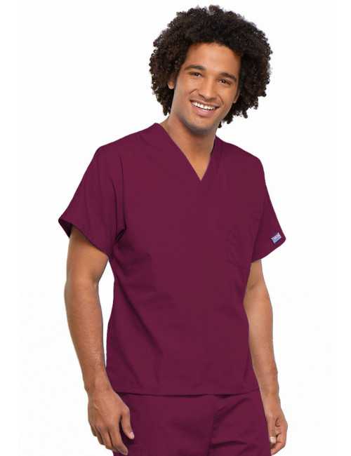 Bata médica para hombres, 1 bolsillo, originales de ropa de trabajo Cherokee (4777)