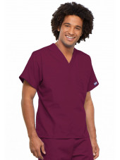 Bata médica para hombres, 1 bolsillo, originales de ropa de trabajo Cherokee (4777)