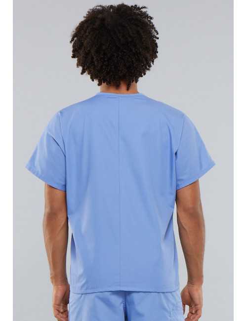 Blouse médicale Homme, 1 poche, Cherokee Workwear Originals (4777) bleu ciel dos