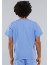 Blouse médicale Homme, 1 poche, Cherokee Workwear Originals (4777) bleu ciel dos