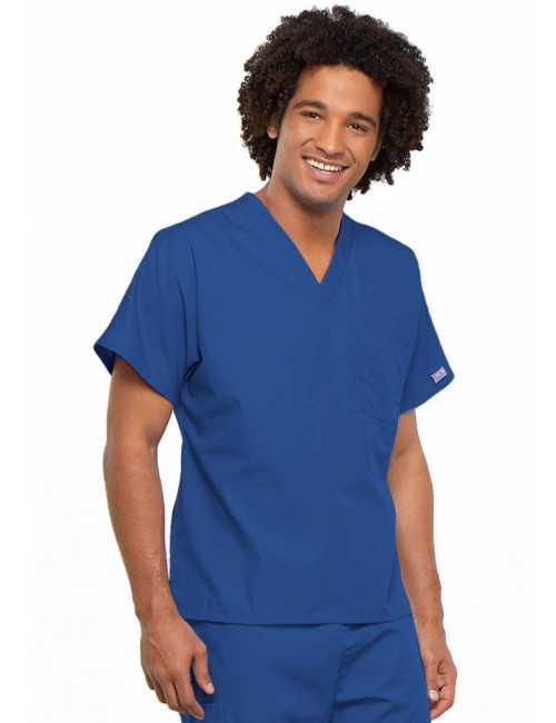 Blouse médicale Homme, 1 poche, Cherokee Workwear Originals (4777) bleu royal gauche