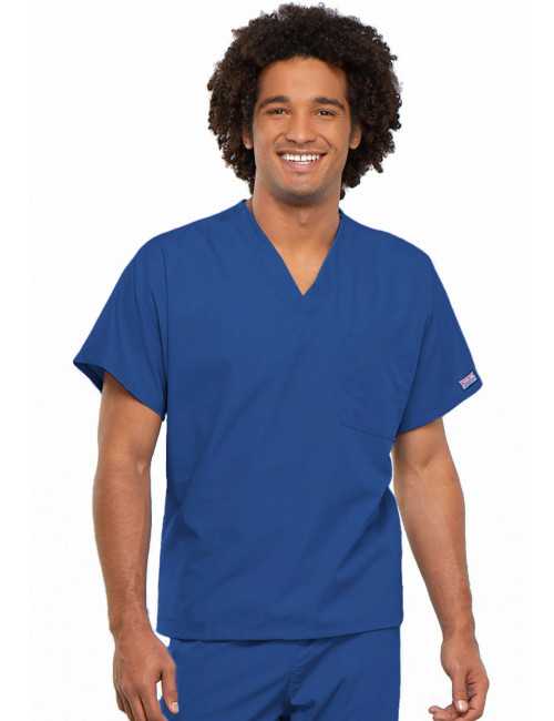 Blouse médicale Homme, 1 poche, Cherokee Workwear Originals (4777) bleu royal face
