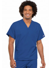 Bata médica para hombres, 1 bolsillo, originales de ropa de trabajo Cherokee (4777)