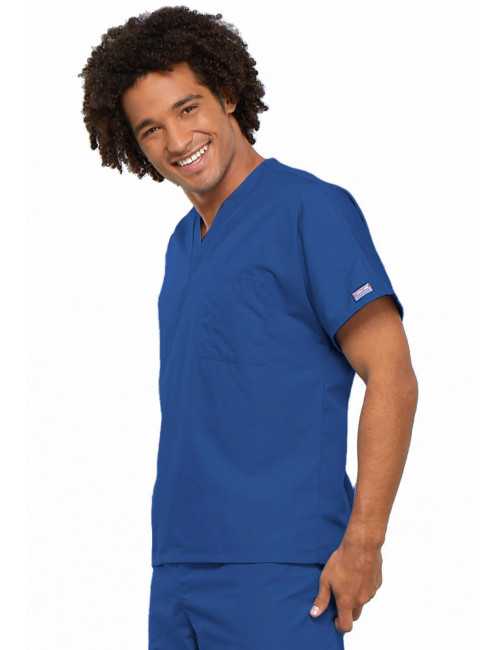 Blouse médicale Homme, 1 poche, Cherokee Workwear Originals (4777) bleu royal droite