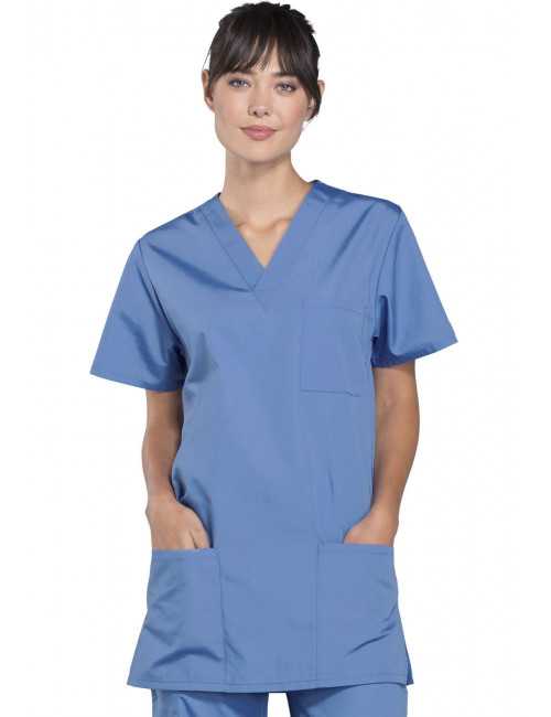 Bata médica para mujer, 3 bolsillos, Cherokee Workwear Originals (4876)