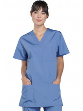Bata médica para mujer, 3 bolsillos, Cherokee Workwear Originals (4876)