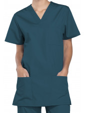 Bata médica para mujer, 3 bolsillos, Cherokee Workwear Originals (4876)