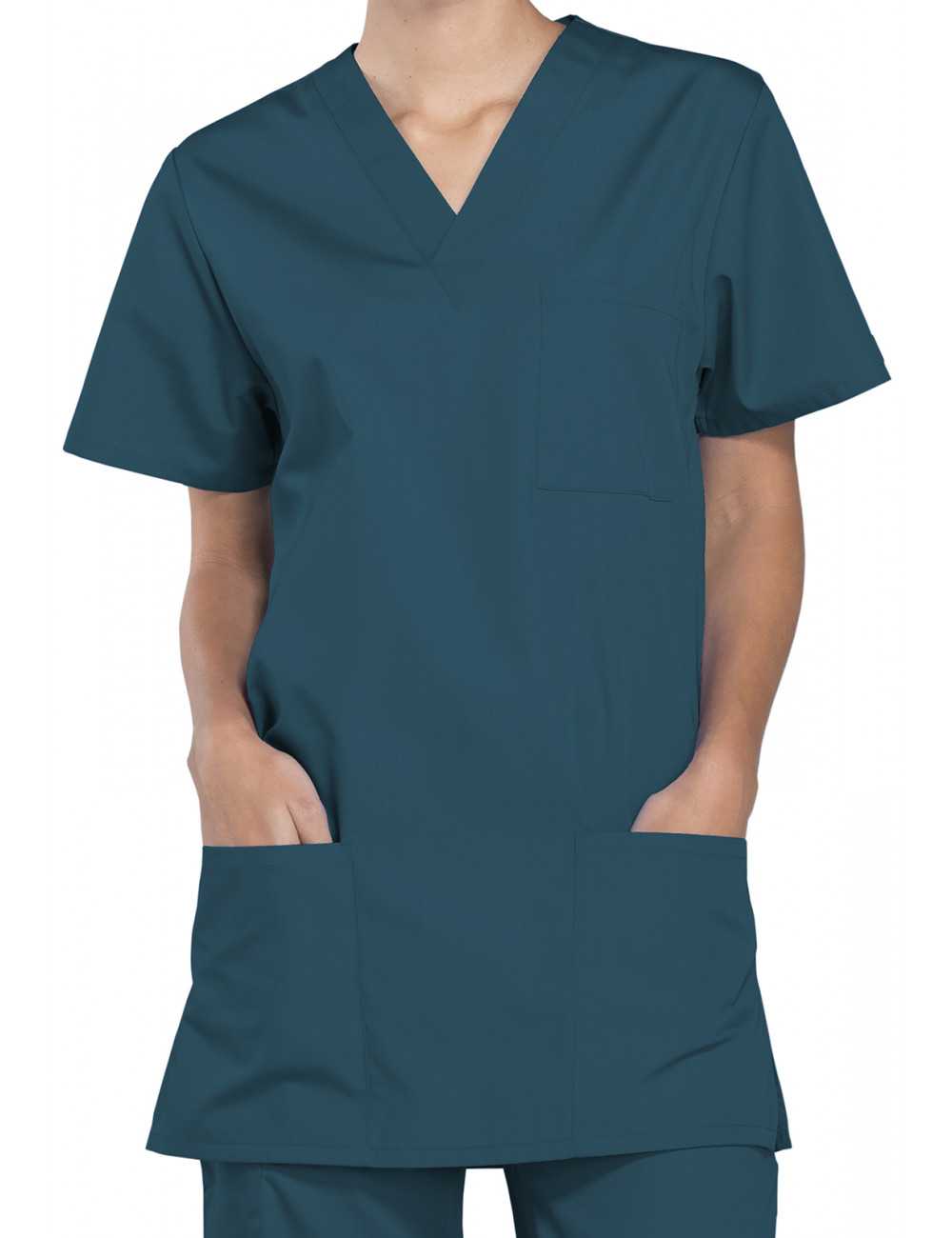 Women's Medical Gown, 3 pockets, Cherokee Workwear Originals (4876)