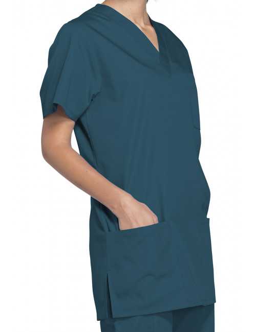 Bata médica para mujer, 3 bolsillos, Cherokee Workwear Originals (4876)