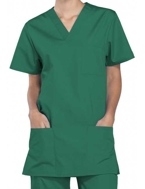 Bata médica para mujer, 3 bolsillos, Cherokee Workwear Originals (4876)