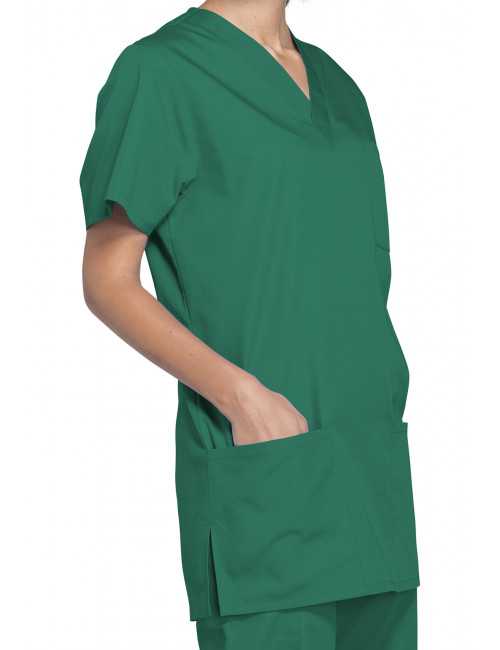 Blouse médicale Femme, 3 poches, Cherokee Workwear Originals (4876) vert chirurgien gauche