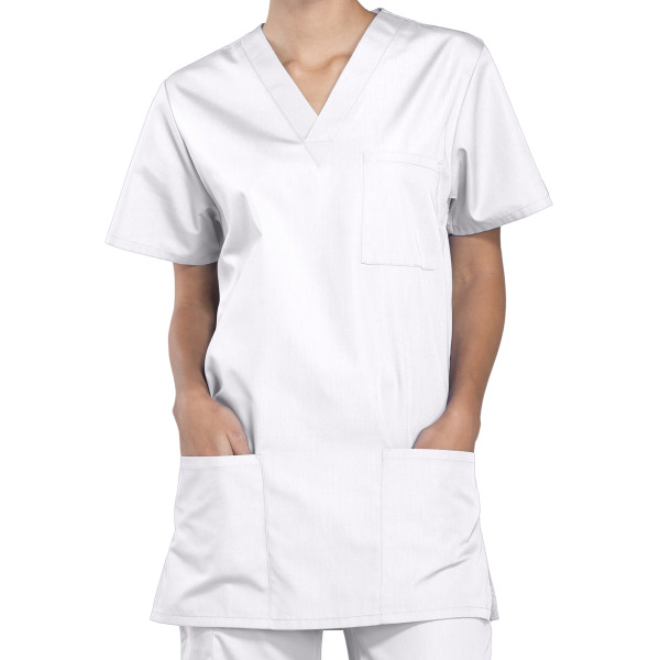 Bata médica para mujer, 3 bolsillos, Cherokee Workwear Originals (4876)