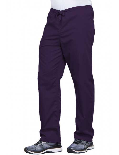 Pantalon médical cordon Unisexe, Cherokee Workwear Originals (4100) aubergine gauche
