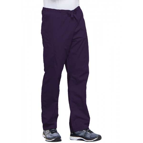 Pantalon médical cordon Unisexe, Cherokee Workwear Originals (4100) aubergine droite