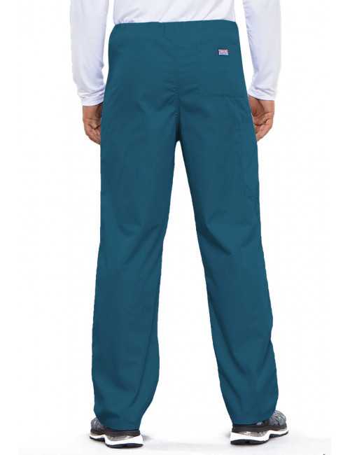 Pantalon médical cordon Unisexe, Cherokee Workwear Originals (4100) vert caraibe dos
