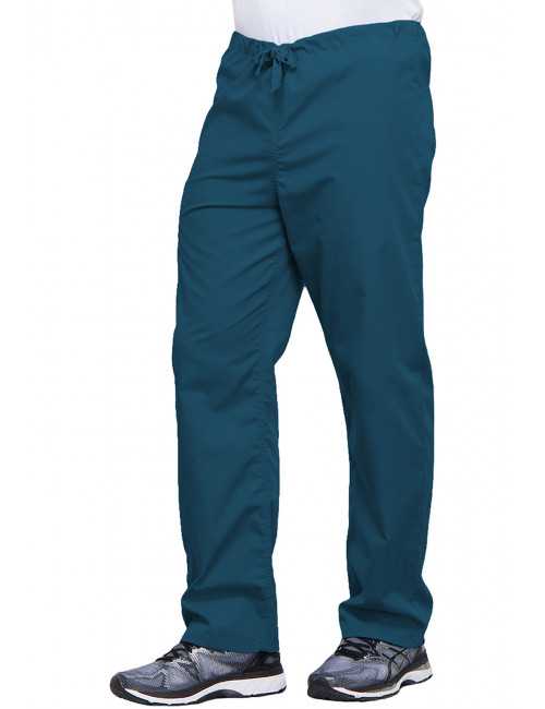 Pantalon médical cordon Unisexe, Cherokee Workwear Originals (4100) vert caraibe droite