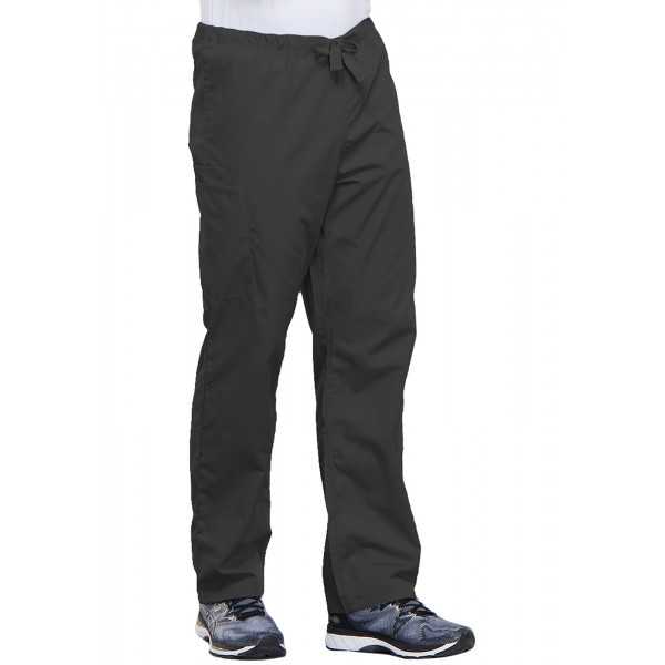 Pantalon médical cordon Unisexe, Cherokee Workwear Originals (4100) gris anthracite droite