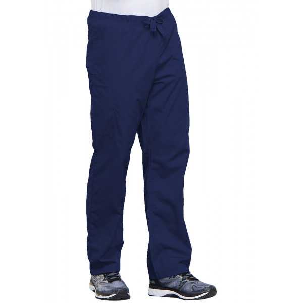 Pantalon médical cordon Unisexe, Cherokee Workwear Originals (4100) bleu marine droite
