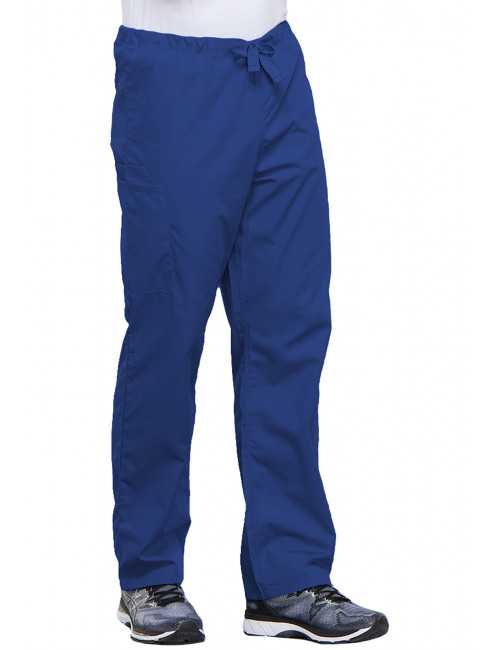 Pantalon médical cordon Unisexe, Cherokee Workwear Originals (4100) bleu royal droite